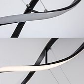 cheap Dimmable Ceiling Lights-Modern LED Pendant Lights Dimmable with Remote Control Color Temperature Aluminum Island Lighting Lamp Fixture 96cm 110-240V
