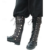 お買い得  靴-レトリ／ヴィンテージ 中世 仮面舞踏会 ゲートル シューズカバー 男性用 男女兼用 海賊 王立 スチームパンク カーニバル マスカレード 性能 パーティー 舞台 成人 シューカバー