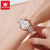 voordelige Quartz-horloges-olevs 5608 luxe merk dameshorloge klassieke mode waterdicht lichtgevend kalenderhorloge elegant quartz dameshorloge
