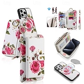 tanie Etui do iPhone&#039;ów-telefon Kılıf Na iPhone&#039;a 16 Pro Max Plusa iPhone&#039;a 15 Pro MaxPlus iPhone 14 13 12 11 Pro Max Plus Mini iPhone 14 Pro Max iPhone 13 12 11 Pro Max Osłona tylna Etui na karty portfela Zamek z paskiem