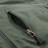 baratos Casacos Leves, Polares &amp; Caminhada-Homens Casaco com capuz Jaqueta de lã para caminhada Inverno Ao ar livre Térmico / Quente Forro de Velocino Prova-de-Água A Prova de Vento Jaquetas em Velocino Zip Completo Alpinismo Campismo