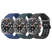 baratos Pulseiras de relógio Samsung-4 pacotes Pulseiras de Relógio para Samsung Assistir Ultra Silicone Substituição Alça Ajustável Banda do Oceano Pulseira
