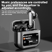 cheap TWS True Wireless Headphones-iMosi Q30 Full Color Touch Screen Wireless Earphones Active Noise Canceling Bluetooth 5.4 Headphone ANC TWS Bluetooth Earbuds