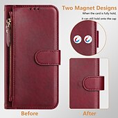 cheap iPhone Cases-Phone Case For iPhone 16 Pro Max Plus iPhone 15 Pro Max Plus iPhone 14 13 12 11 Pro Max Plus iPhone 14 Pro Max iPhone 13 12 11 Pro Max Back Cover with Stand Holder Zipper Support Wireless Charging