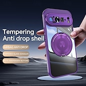 お買い得  その他のスマホケース-電話 ケース 用途 ピクセル9プロ ピクセル9プロXL ピクセル9 バックカバー スタンド付き 耐衝撃 レトロ風 TPU PC PUレザー