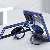 Недорогие Чехлы для Samsung-телефон Кейс для Назначение S24 Ultra S24 Plus S24 S24 ФЭ S23 S23 Ultra S23 Plus S25 Ультра Кейс на заднюю панель со стендом Защита от удара Ретро ТПУ ПК