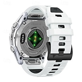 halpa Garmin kellonauhat-Kellon ranneke varten Garmin Fenix 8 47mm 51mm 7X 6 6X Pro Epix Pro Instinct 2X Approach S70 S62 S60 Forerunner 955 945 Epix Marq Descent Quatix 22mm 26mm Silikoni Korvaus Hihna Quick Fit Säädettävä