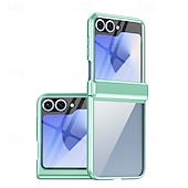 Недорогие Чехлы для Samsung-телефон Кейс для Назначение Z-флип 6 Z Flip 5 Кейс на заднюю панель и протектор экрана Защита от удара Ретро Покрытие ПК