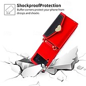 Недорогие Чехлы для Samsung-телефон Кейс для Назначение Z-флип 6 Z Flip 5 Z Flip 4 Z Flip 3 Кейс на заднюю панель со стендом с ремешком с ремешком на запястье Ретро ТПУ Кожа PU