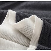 cheap Men&#039;s Elite Sweaters &amp; Cardigans-Men&#039;s Pullover Merino Wool Sweater 2 in 1 Solid Color Crew Neck Knitwear Elegant Christmas Outdoor Clothing Apparel Fall Winter Black Brown S M L