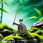 preiswerte Statuen-Räucherstäbchenhalter Schildkröte, Mini Räucherstäbchen Ornament kleiner Räucherstäbchenhalter, Wohndeko