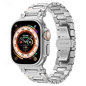 olcso Apple óraszíjak-Solo Loop Kompatibilis valamivel Apple Watch óraszíj 42mm 44mm 45mm 49mm Fém kapocs Állítható Rozsdamentes acél Csere óraszíj mert iwatch Ultra 2 Series 9 8 7 SE 6 5 4 3 2 1