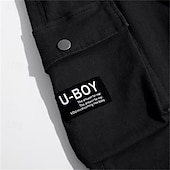 voordelige Broeken-Kinderen Jongens Broek Cargohosen Broek Lapwerk Zak Effen Kleur Ademend Zacht Comfort Broek Buiten Dagelijks Basic Zwart Khaki Middelhoge taille