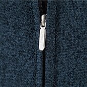 baratos suéter cardigã masculino-Homens Sueter Cardigan Suéter Cortado Suéter com zíper Suéter de malha Estriado Tricotar Padrão Patchwork Bolsos Bloco de cor Colarinho Chinês Moda Clássico Roupa Diária Encontro Roupa Outono