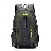 abordables Mochila de senderismo-40 L Mochilas de Senderismo Mochila Cremallera Multi bolsillo - Resistente a la lluvia Diseño Anatómico Listo para vestir Duradero Al aire libre Senderismo Cámping Militar Nailon Negro Verde Ejército
