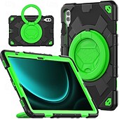 זול כיסוי טאבלט Samsung-לוּחַ כיסויים מכסים ל עבור Samsung Galaxy Tab S9 Plus 12.4&quot; נייד ידית רצועת כתף תבנית גאומטרית PC סיליקון