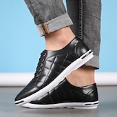baratos Ténis para Homem-tênis masculino casual acolchoado - azul marinho, design com cadarço, confortável e leve, perfeito para uso diário