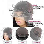 economico Parrucche lace front capelli veri-Parrucche frontali in pizzo con onde profonde 13x6, capelli umani, densità 180, parte profonda, parrucche frontali in pizzo con riccioli, capelli umani, pre-pizzicate, parrucca frontale in pizzo