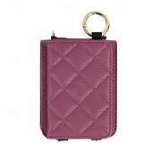 economico Cover Samsung-telefono Custodia Per Capovolgi Z 6 Z Flip 5 Z Flip 4 Z Flip 3 Per retro con cordino Slot per schede Fibbia ad anello Retrò TPU pelle sintetica