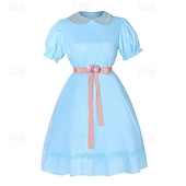 preiswerte Klassischer Horror-Geist Zwillinge Halloween Cosplay Kostüm Maskerade Das Leuchten Cosplay Kinder Erwachsene Damen Halloween Karneval Maskerade Party / Abend Einfache Halloween-Kostüme Verkleiden