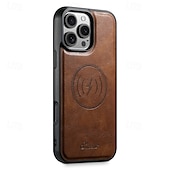 お買い得  iPhone用ケース-電話 ケース 用途 iPhone 16 Pro Max プラス iPhone 15 プロマックスプラス iPhone 14 13 12 Pro Max Plus iPhone 14 Pro Max iPhone 13 12 Pro Max バックカバー スタンド付き 取り外し可 磁石バックル レトロ風 TPU PC PUレザー