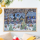 ieftine Calendarul Adventului-Calendar Advent de Crăciun 2025 Puzzle de Crăciun cu 1008 Piese Calendare pentru Numărarea Crăciunului pe 24 de zile pentru Copii și Adulți
