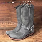abordables Calzado-Retro Antiguo Medieval Renacimiento Zapatos bota vaquera Botas planas de jazz Feria del Renacimiento Pirata élfico Remache Hombre Mujer Pirata Steampunk Víspera de Todos los Santos Carnaval Mascarada