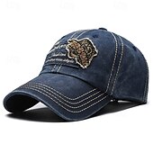 tanie Czapka baseballowa męska-Męskie Czapka z daszkiem Kapelusz Kowbojski kapelusz Czarny Czerwony Bawełna Styl vintage Moda Codzienny Impreza tematyczna Słowa i cytaty Filtr przeciwsłoneczny