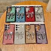 cheap Samsung Cases-Phone Case For S24 Ultra S24 Plus S24 S23 S23 Ultra S23 Plus S22 S22 Plus  Ultra A55 A35 A25 A15 5G S25 Ultra Back Cover Bling Glitter Shiny Shockproof Retro TPU