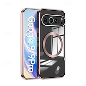levne Ostatní pouzdra-telefon Carcasă Pro Pixel 9 Pro Pixel 9 Pro XL Pixel 8 Pro Pixel 8 Pixel 9 Zadní kryt Magnetické Podpora bezdrátového nabíjení Nárazuvzdorné Retro TPU Pokování