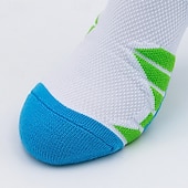 economico Calzini da corsa-Calze sportive Calzini da corsa 1 paio Color Block Per uomo Calzini / Calze Anti-scivolo Traspirante Comodo Allenamento in palestra Calcio Corsa Jogging Ciclismo Gli sport Color Block Di tendenza