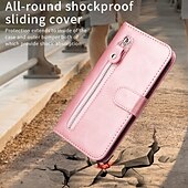 abordables Coques iPhone-téléphone Coque Pour iPhone 16 Pro Max Plus iPhone 15 Pro Max Plus iPhone 14 13 12 11 Pro Max Plus iPhone 14 Pro Max iPhone 13 12 11 Pro Max Couvercle rabattable Avec Support fermeture Éclair avec