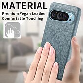 abordables Coques autres téléphones-téléphone Coque Pour Pixel 9 Pro Pixel 9 Pro XL Pixel 8 Pro Pixel 8 Pixel 9 Pixel 7 Pixel 7 Pro Pixel 6 Pixel 6 Pro Coque Arriere Antichoc Rétro TPU faux cuir