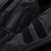 cheap Men&#039;s Downs &amp; Parkas-Men&#039;s Winter Jacket Puffer Jacket Hoodie Jacket Parka Pocket Polyster Fleece lined Daily Wear Date Vacation Long Fashion Casual Comfortable Thermal Warm Fall &amp; Winter Solid / Plain Color Black Army