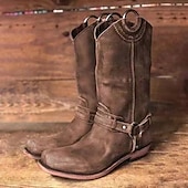 abordables Calzado-Retro Antiguo Medieval Renacimiento Zapatos bota vaquera Botas planas de jazz Feria del Renacimiento Pirata élfico Remache Hombre Mujer Pirata Steampunk Víspera de Todos los Santos Carnaval Mascarada