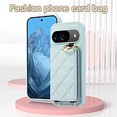 お買い得  その他のスマホケース-電話 ケース 用途 ピクセル9プロ ピクセル9プロXL Pixel 8 Pro Pixel 8 ピクセル9 バックカバー スタンド付き ストラップ付き カード挿入口 レトロ風 TPU PUレザー