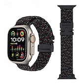 cheap Apple Watch Bands-Sport Band Compatible with Apple Watch band 38mm 40mm 41mm 42mm 44mm 45mm 49mm Braided Adjustable Fabric Strap Replacement Wristband for iwatch Ultra 2 Series 9 8 7 SE 6 5 4 3 2 1