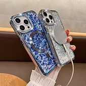 お買い得  iPhone用ケース-電話 ケース 用途 iPhone 16 Pro Max プラス iPhone 15 プロマックスプラス iPhone 14 13 12 Pro Max Plus iPhone 14 Pro Max iPhone 13 12 Pro Max バックカバー 磁石バックル ワイヤレス充電をサポート 耐衝撃 レトロ風 TPU PC
