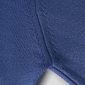 abordables Pull col rond-Homme Pull Pull court Pull en tricot A côtes Tricoter Normal Tricoté Plein Col V Mode Décontractées Usage quotidien Rendez-vous Vêtement Tenue Automne hiver Noir Bleu S M L