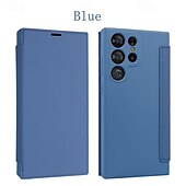 levne Pouzdra pro Samsung-Ochranný kryt na telefon pro S24 S24 Ultra Plus S23 Ultra Plus S23 S22 S22 Plus Ultra S25 Ultra zadní kryt se stojanem slotem na karty odolný proti nárazu retro TPU PU kůže