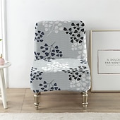 cheap Armchair Cover &amp; Armless Chair Cover-Velvet Accent Chair Covers Luxury High Stretch Armless Chair Slipcovers for Large Chairs, Removable Furniture Protector for Living Dining Room Hotel