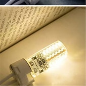 رخيصةأون أضواء LED ثنائي الدبوس-مجموعة من 10 لمبات ليد G4 بدون وميض - تيار متردد/تيار مستمر 12 فولت SMD3014 24/48 ليد بديلة من السيليكون لإضاءة الثريا الهالوجين