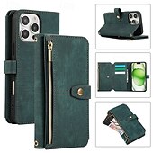 economico Cover per iPhone-telefono Custodia Per iPhone 16 Pro Max Plus iPhone 15 Pro Max Plus iPhone 14 13 12 11 Pro Max Plus Mini iPhone 14 Pro Max iPhone 13 12 11 Pro Max Per retro Con supporto Cerniera con cordino Retrò
