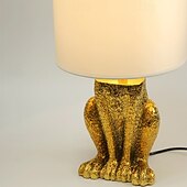 お買い得  ベッドサイドランプ-デスクランプ モダンな樹脂製テーブルランプ ホワイト 小さな白いウサギのランプ本体 ベッドサイド デスクランプ 寝室用 90-240V