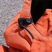 economico Piumini-Per uomo Giacca con cappuccio Giacca in pile da escursione Inverno All&#039;aperto Antivento Caldo Morbido Comodo Giacche in pile Cerniera intera Campeggio / Escursionismo / Speleologia Viaggi Sport