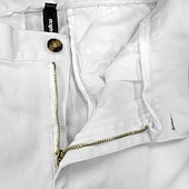 cheap Cargo Pants-Men&#039;s Cargo Pants Trousers Casual Pants Zipper Pocket Plain Comfort Breathable Full Length Casual Daily Holiday Fashion Streetwear Black White Micro-elastic