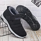 preiswerte Winter- und Schneestiefel-wasserdichte Winter-Wanderstiefel für Herren – rutschfeste Sohle, warmes Kunstfellfutter und Klettverschluss