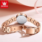 voordelige Quartz-horloges-olevs 5608 luxe merk dameshorloge klassieke mode waterdicht lichtgevend kalenderhorloge elegant quartz dameshorloge
