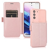 cheap Samsung Cases-Phone Case For S21 A72 A71 A51 A31 S20 Plus S20 Ultra S20 A32 A52 Flip Cover with Stand Holder Card Slot Shockproof Retro TPU PU Leather