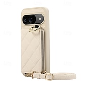 お買い得  その他のスマホケース-電話 ケース 用途 ピクセル9プロ ピクセル9プロXL Pixel 8 Pro Pixel 8 ピクセル9 バックカバー スタンド付き ストラップ付き カード挿入口 レトロ風 TPU PUレザー